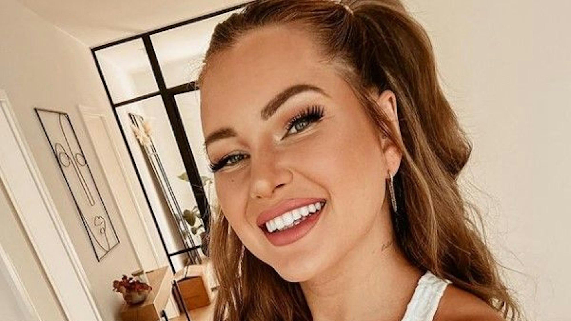 Influencerin Maren Wolf, hier auf einem Instagram-Selfie vom 26. Juli, möchte ihr Mama-Glück mit der ganzen Welt teilen.