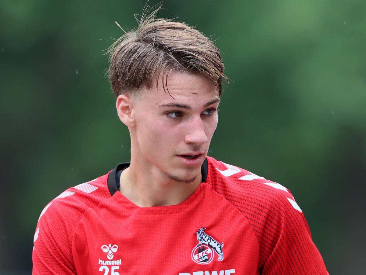 Tim lemperle im Training des 1. FC Köln