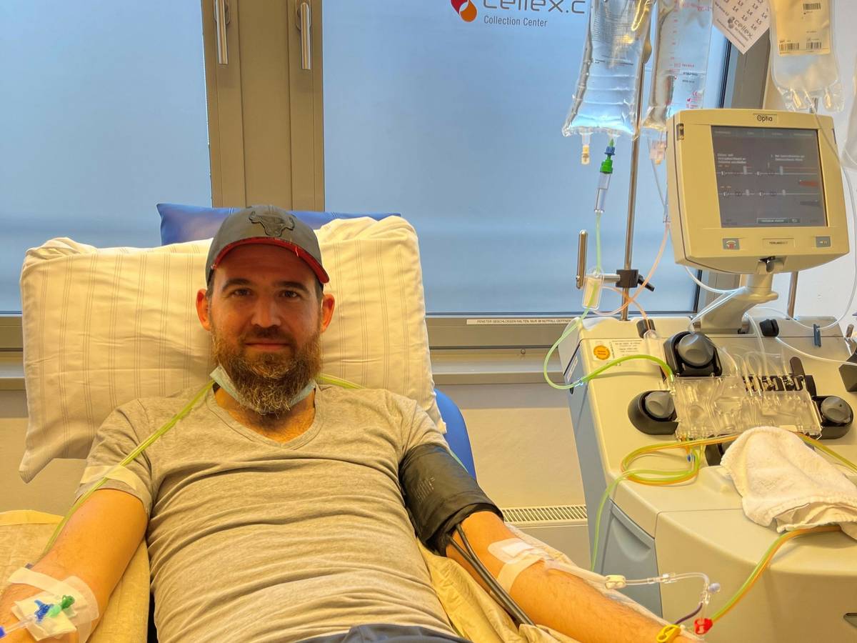 Durdu Varol liegt nach seiner Stammzellenspende in der Uniklinik Köln.