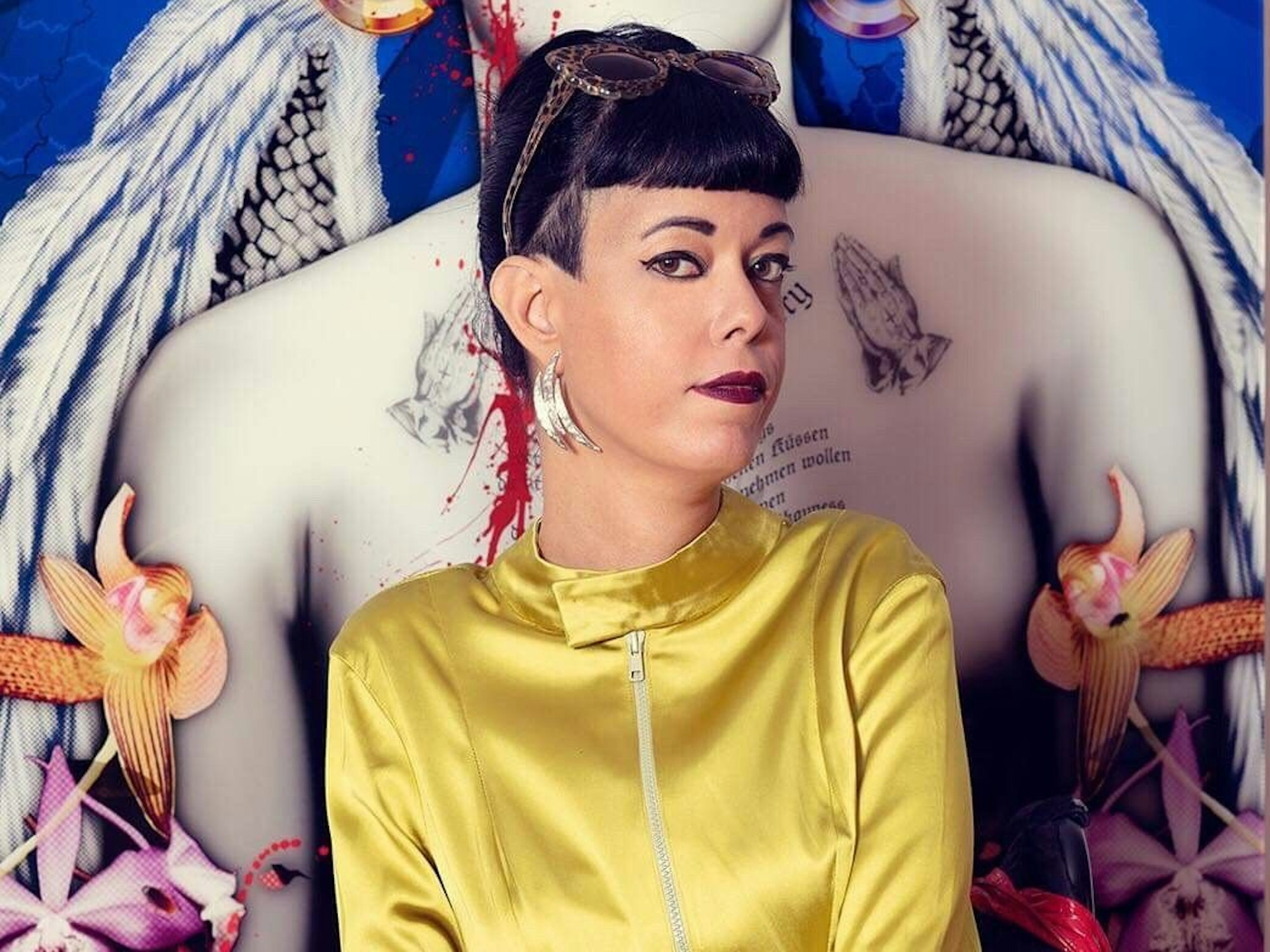 Die Künstlerin Flaca Goudet im Portrait.