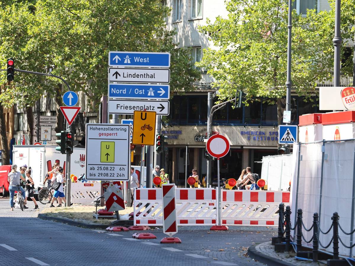 Das City Festival der Gamescom wird am 25. August 2022 aufgebaut, es kommt zu Sperrungen im Bereich Hohenzollernring zwischen Rudolfplatz und Friesenplatz.