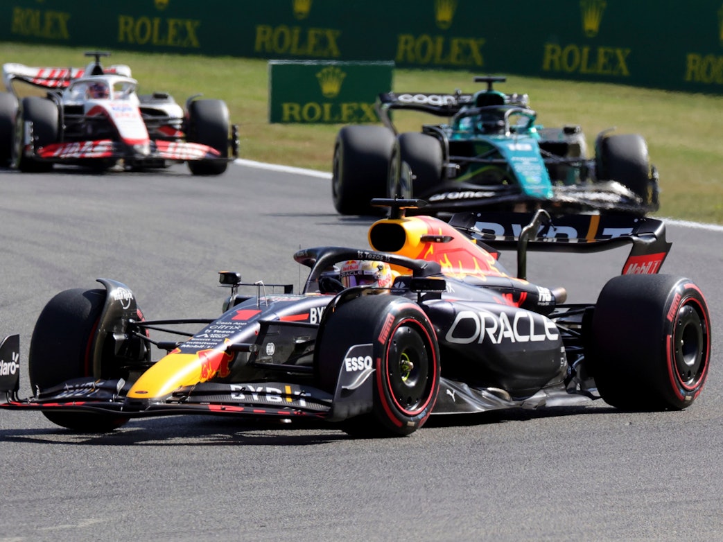 Max Verstappen aus den Niederlanden vom Team Red Bull in Aktion.