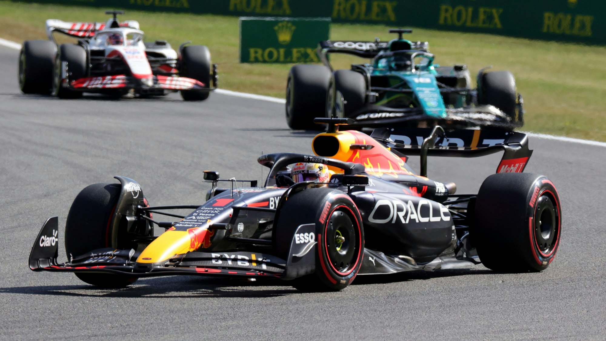 Max Verstappen aus den Niederlanden vom Team Red Bull in Aktion.