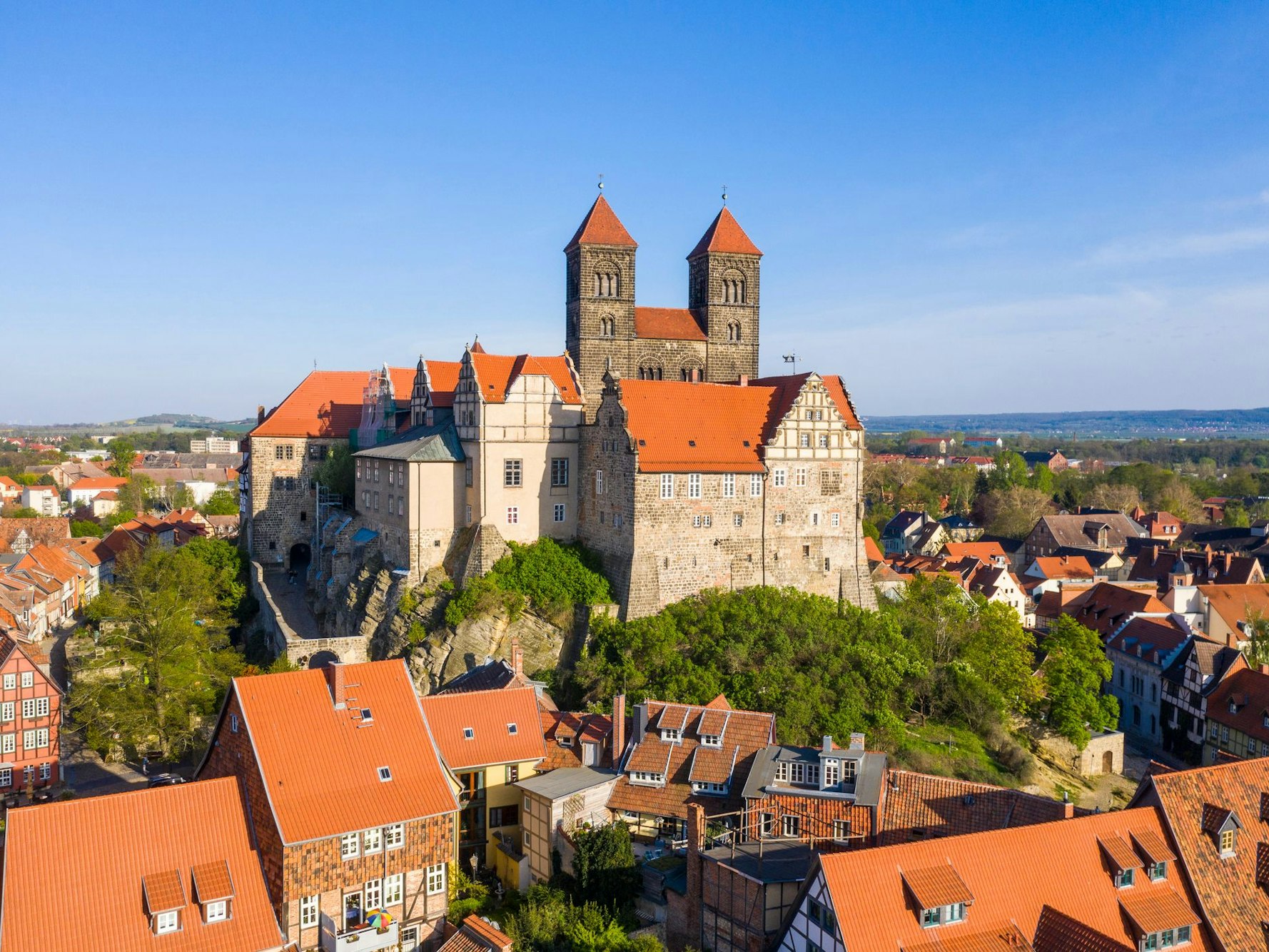 Quedlinburg gehört zu den schönsten Städten in Sachsen-Anhalt.