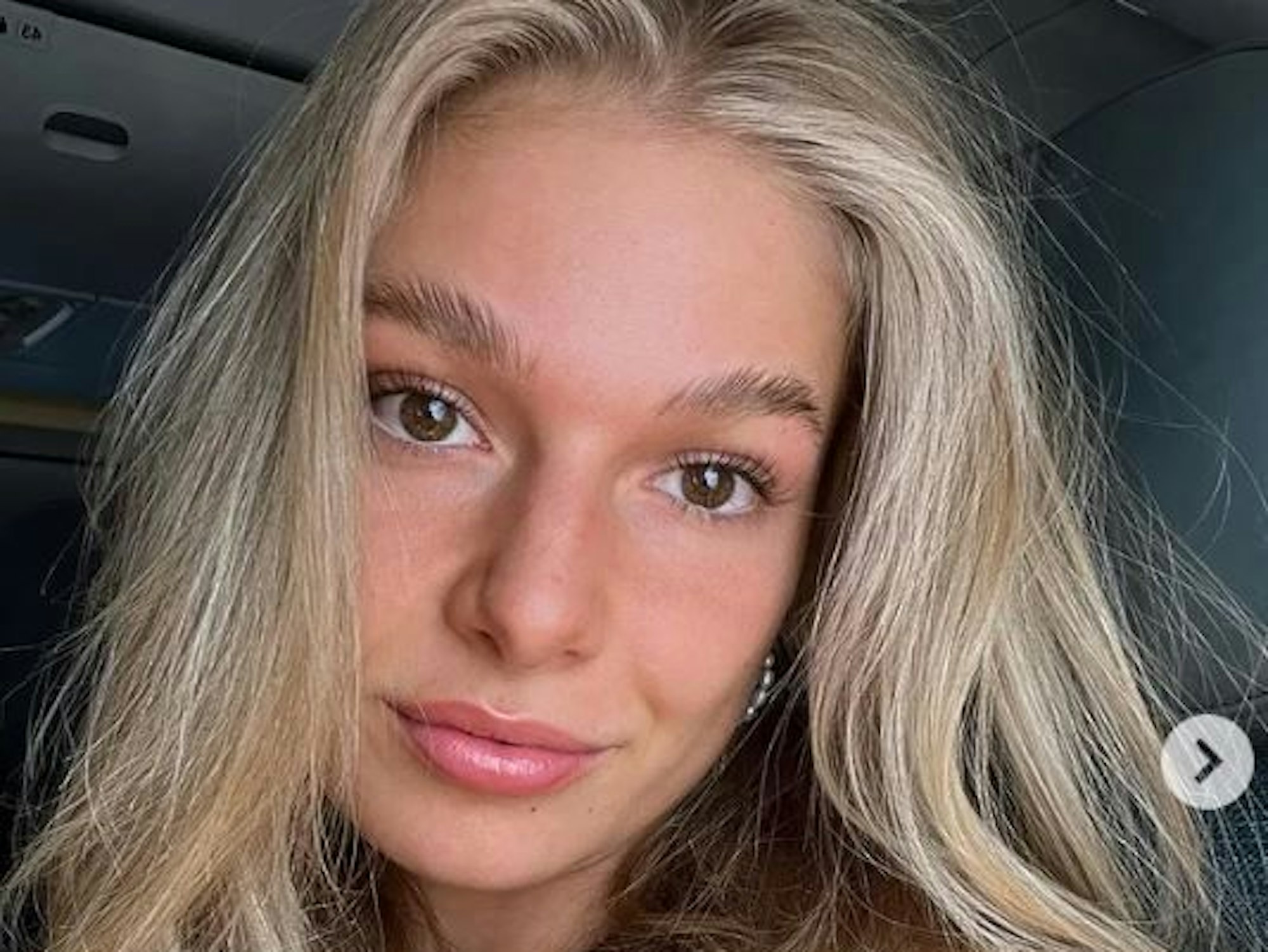 Lola Weippert auf einem Instagram-Selfie
