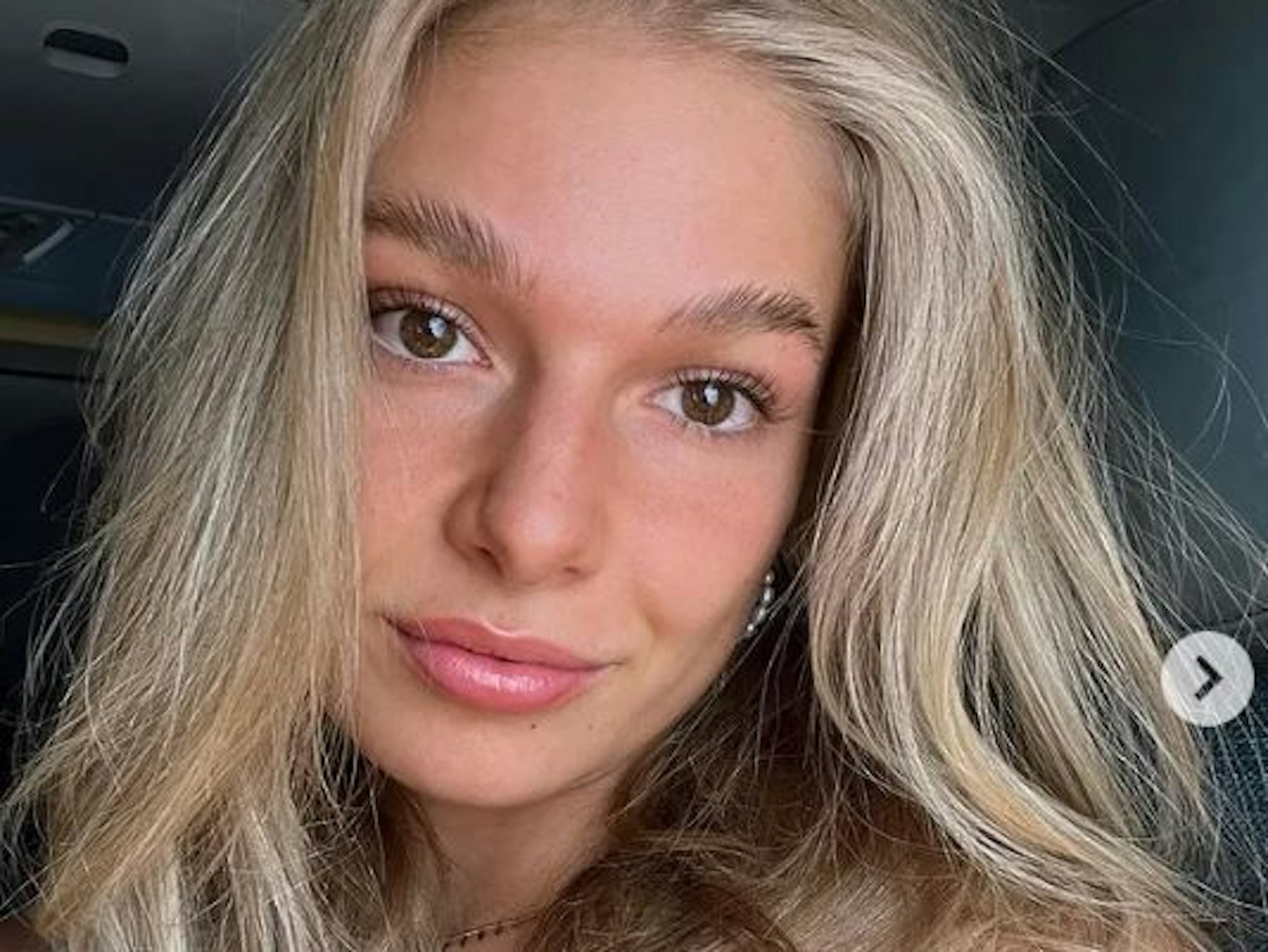 Lola Weippert auf einem Instagram-Selfie