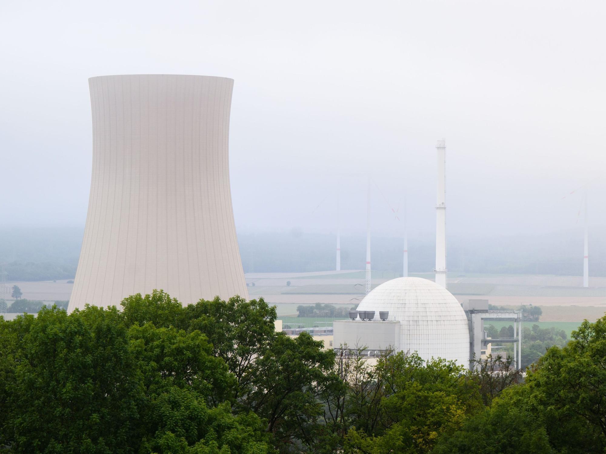 Das stillgelegte Atomkraftwerk Grohnde.