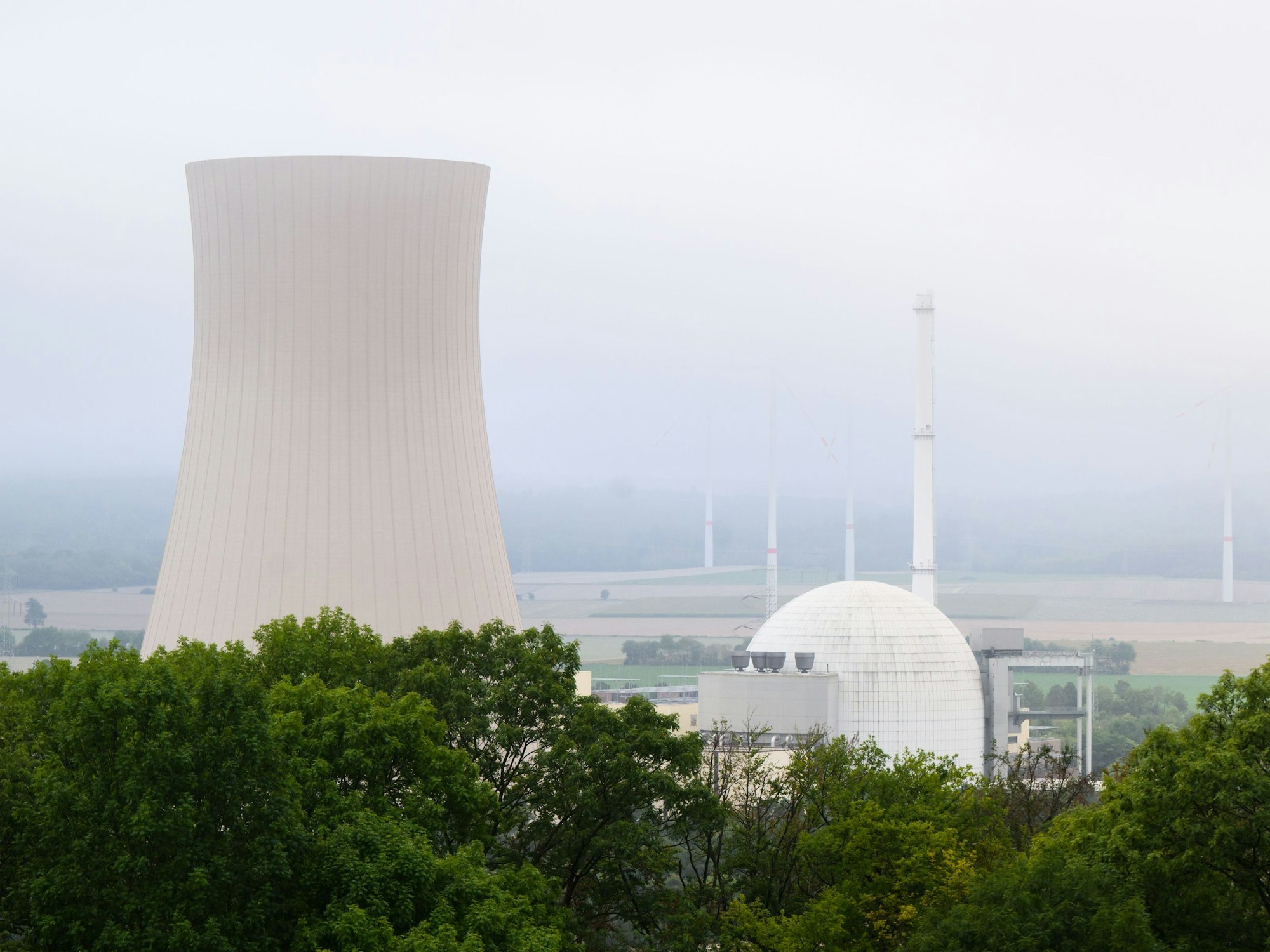 Das stillgelegte Atomkraftwerk Grohnde.