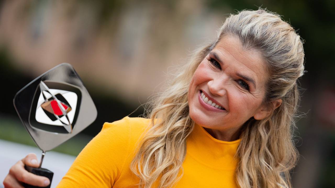 Anke Engelke, Schauspielerin, kommt zur 58. Grimme-Preisverleihung in das Theater Marl.