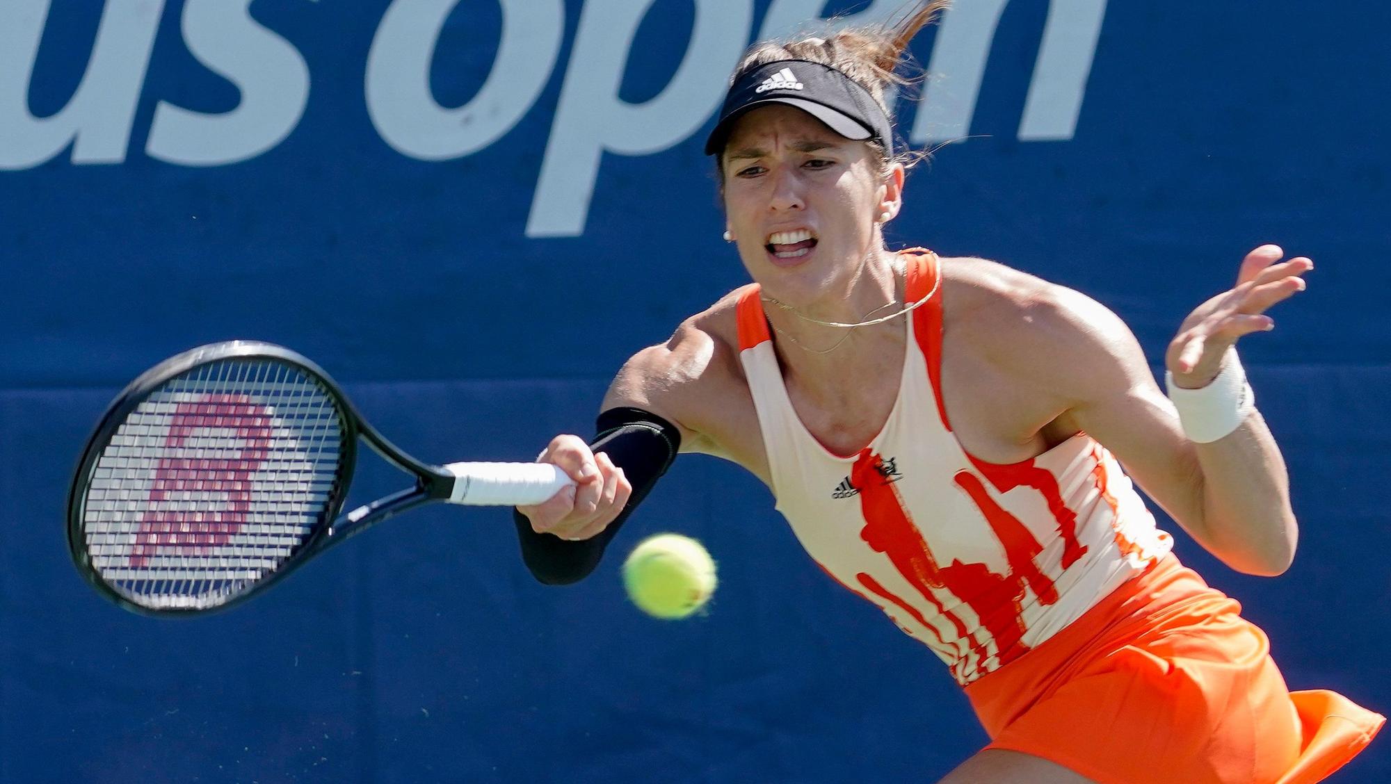 Andrea Petkovic in Aktion.