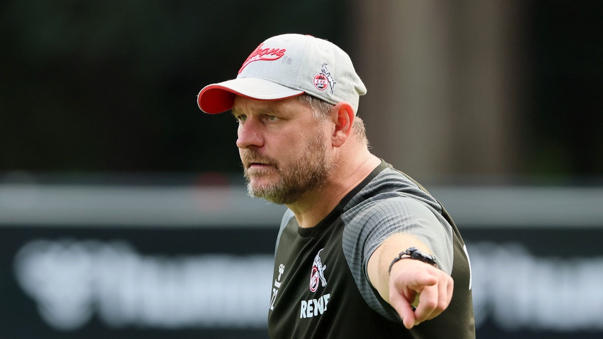 Steffen Baumgart im Training des 1. FC Köln.
