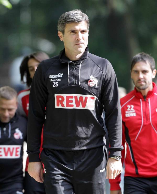Zvonimir Soldo auf dem Weg zum Training des 1. FC Köln.