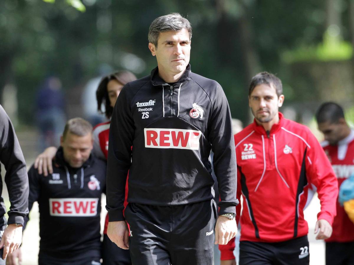 Zvonimir Soldo auf dem Weg zum Training des 1. FC Köln.