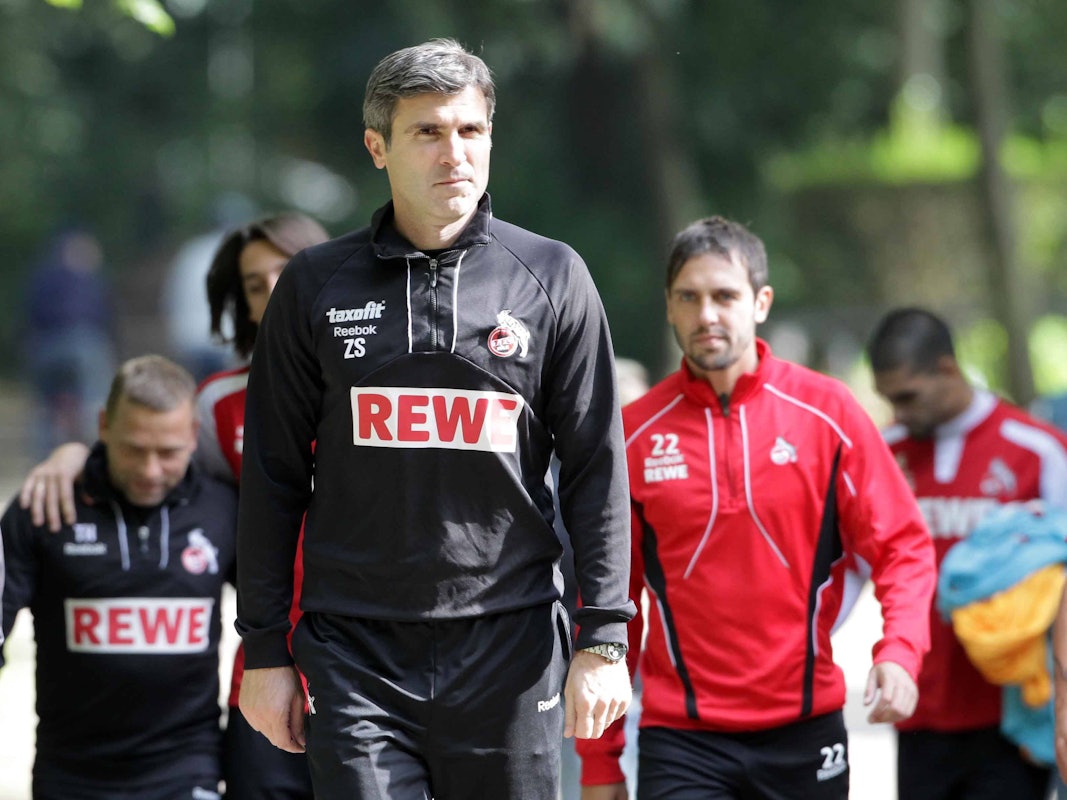 Zvonimir Soldo auf dem Weg zum Training des 1. FC Köln.