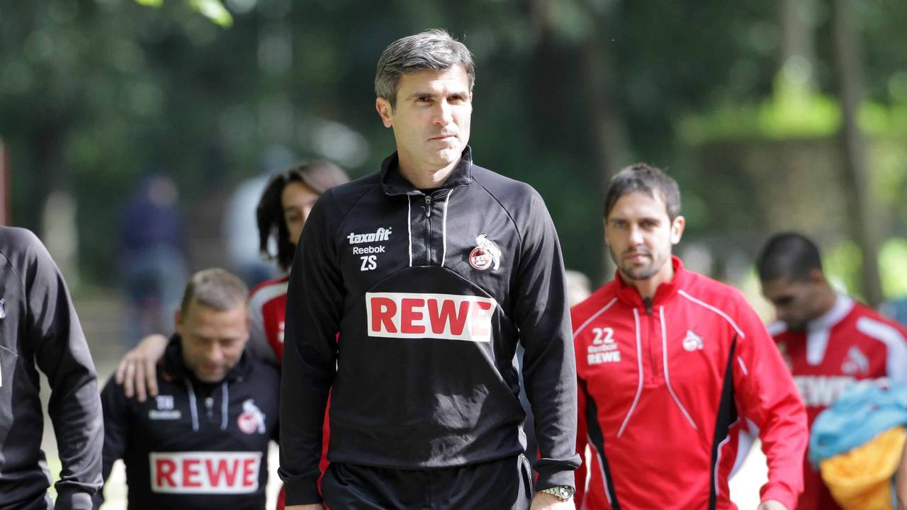 Zvonimir Soldo auf dem Weg zum Training des 1. FC Köln.