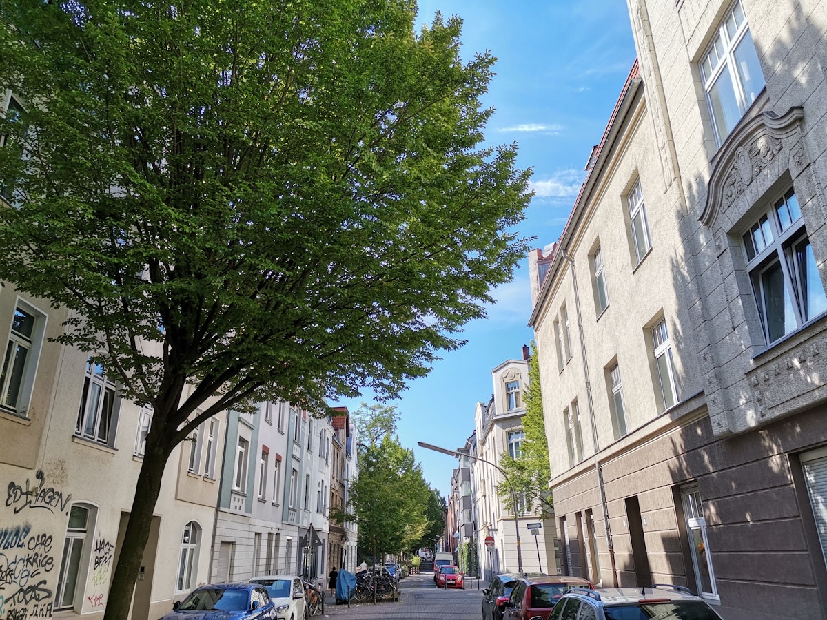 Die Platenstraße in Köln-Ehrenfeld