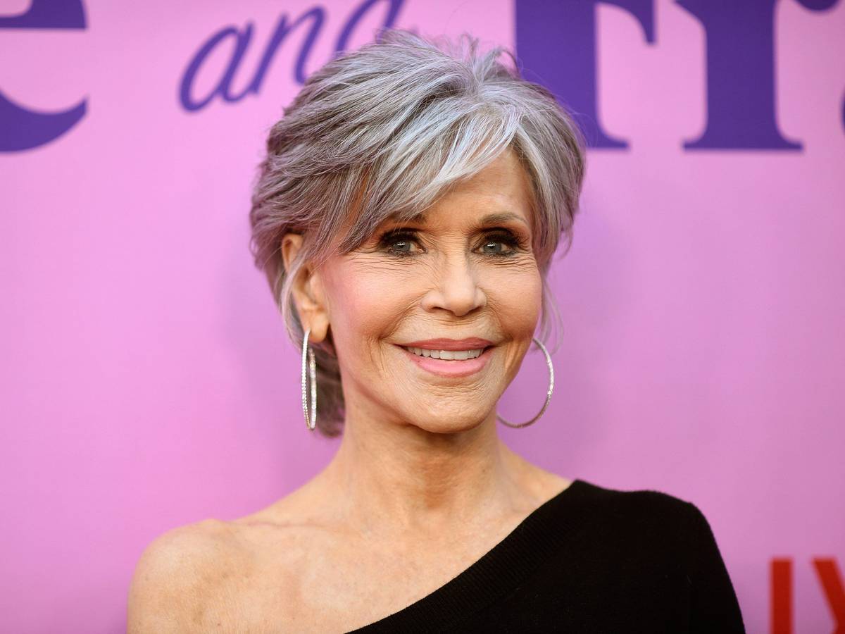 Jane Fonda, US-Schauspielerin, kommt zur Premiere der letzten Episoden von Staffel 7 von «Grace and Frankie» im NeueHouse Hollywood.
