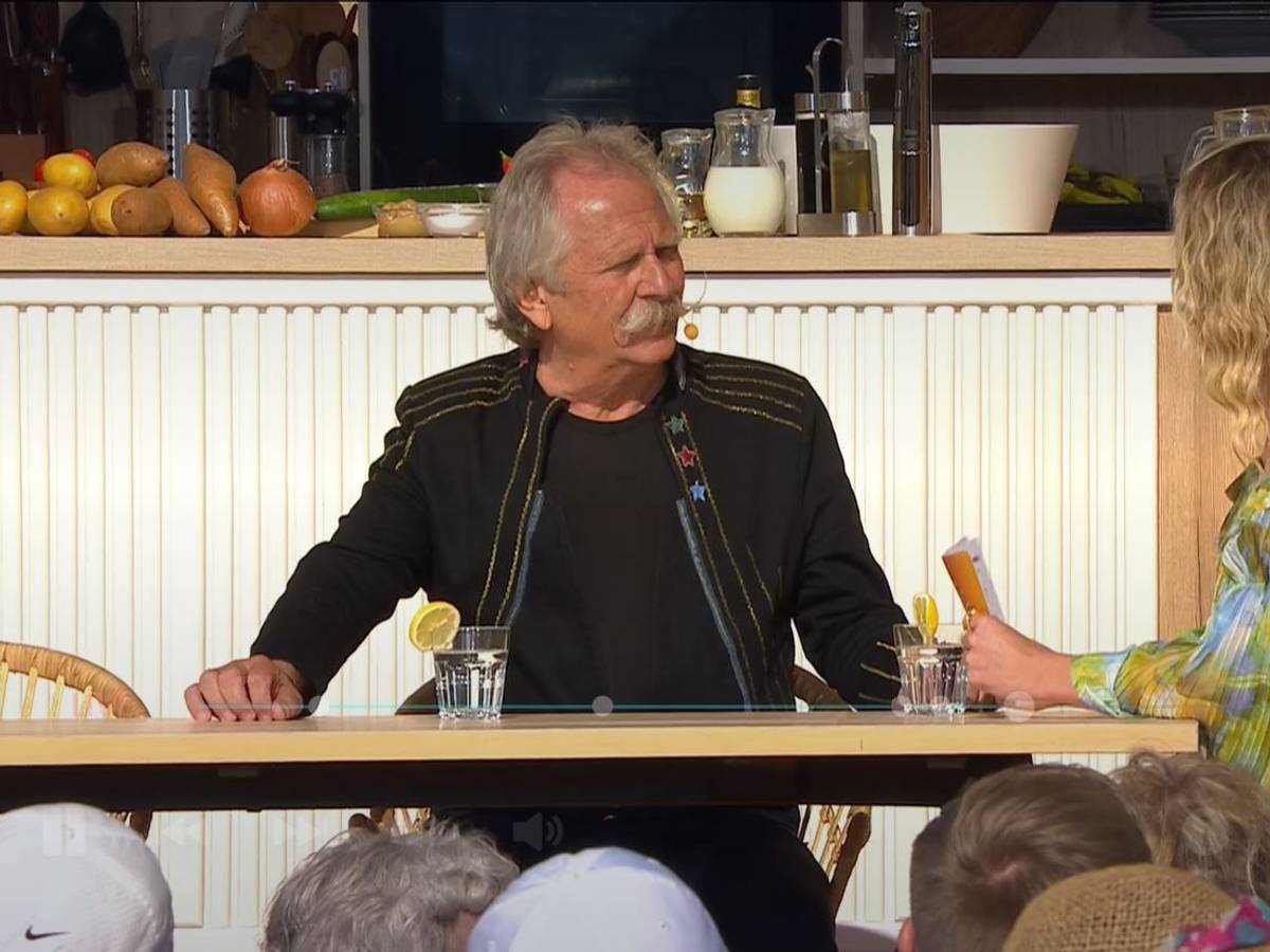 Henning Krautmacher und Anna-Carina Woitschack am 4. September 2022 in der ARD-Show „Immer wieder sonntags“