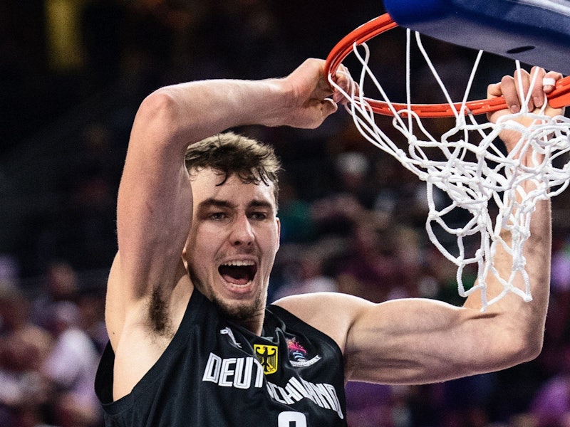 Deutschlands Franz Wagner punktet gegen Litauen.