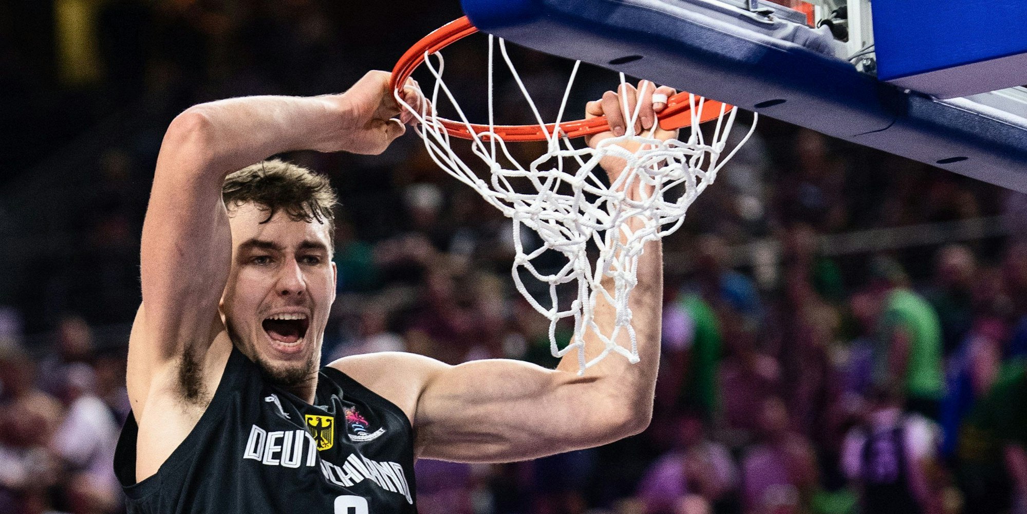 Deutschlands Franz Wagner punktet gegen Litauen.