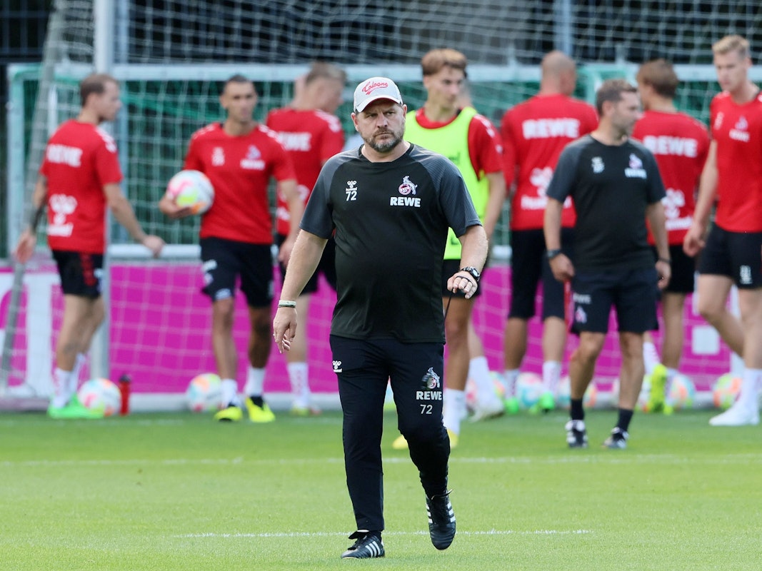 FC-Coach Steffen Baumgart am 1. September 2022 am Geißbockheim