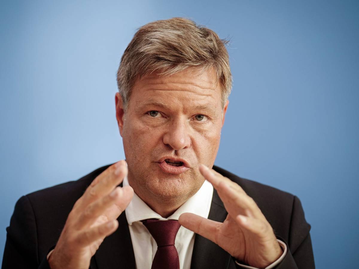 Wirtschaftsminister Robert Habeck (hier am 5. September bei einer Bundespressekonferenz) rechnet auch künftig nicht mehr mit russischem Gas durch Nord Stream 1.