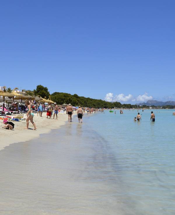 Ärger am belibten Strand an der Playa de Muro auf Mallorca (hier ein Archivfoto).
