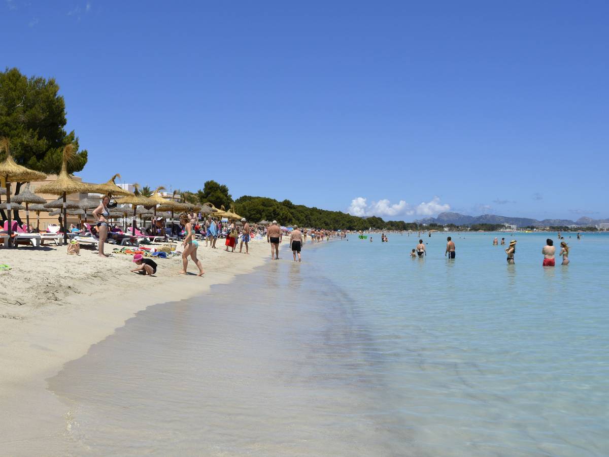 Ärger am belibten Strand an der Playa de Muro auf Mallorca (hier ein Archivfoto).
