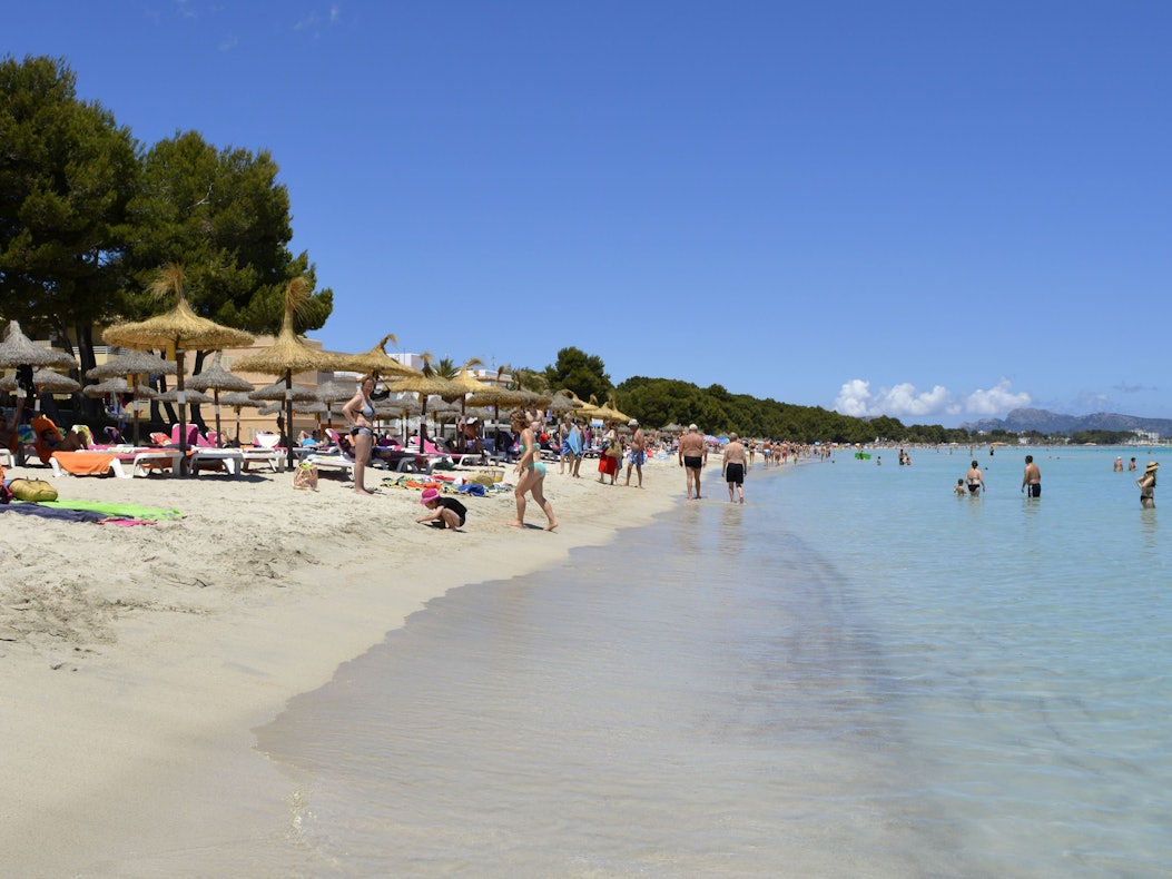 Ärger am belibten Strand an der Playa de Muro auf Mallorca (hier ein Archivfoto).