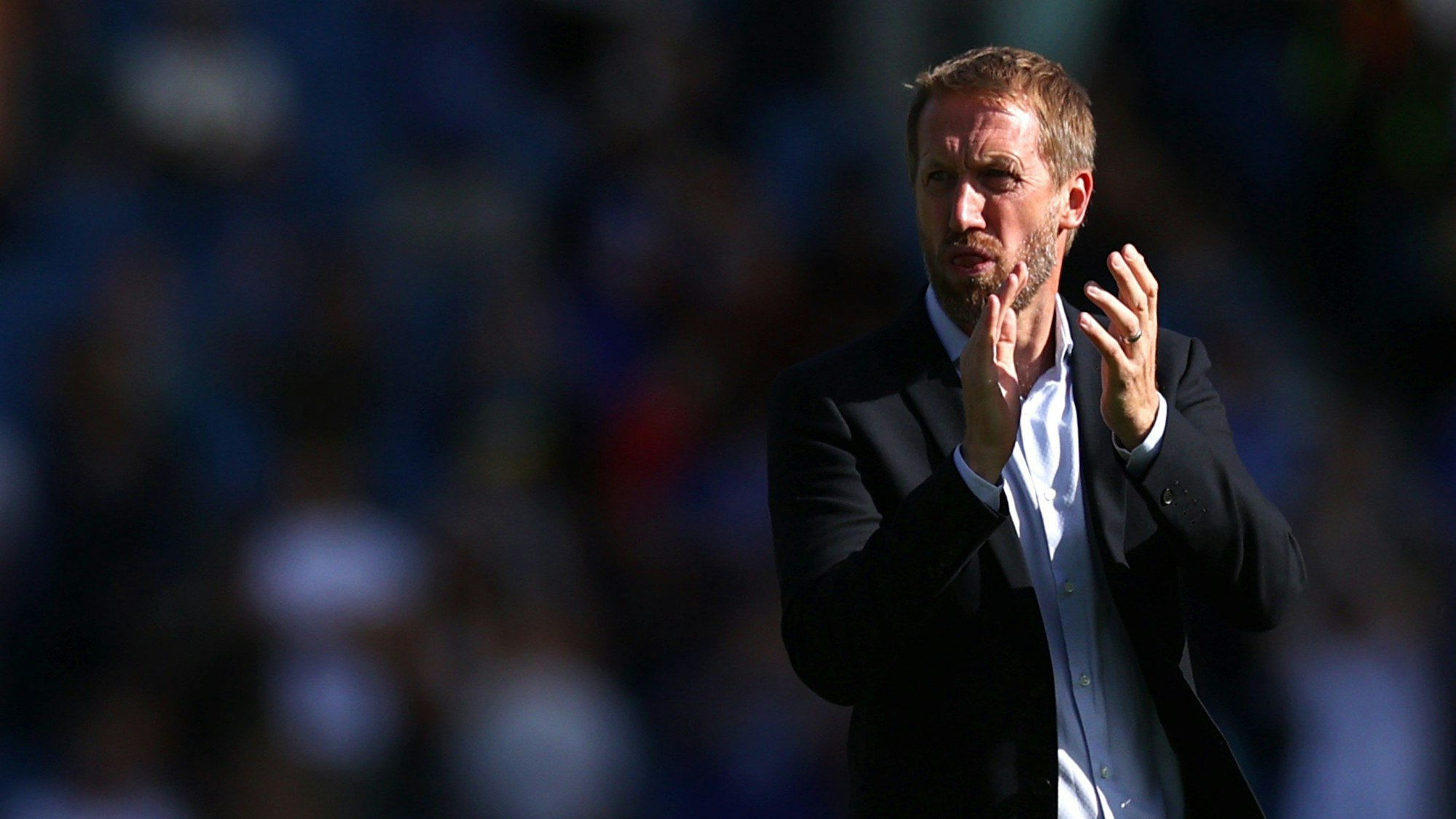 Graham Potter applaudiert