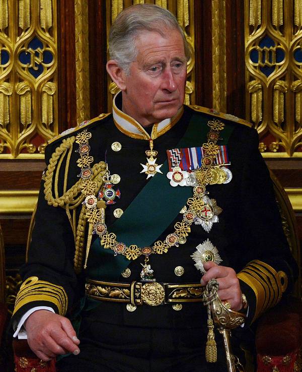 König Charles III. und Queen Camilla 2014 bei einer Sitzung des House of Lords; damals führten sie noch die Titel Prinz und Herzogin.