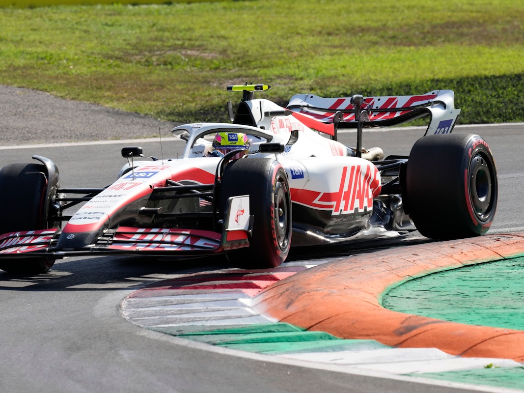 Mick Schumacher aus Deutschland vom Team Haas in Aktion.