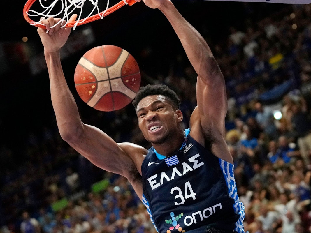Giannis Antetokounmpo ist der Star des griechischen Nationalteams.