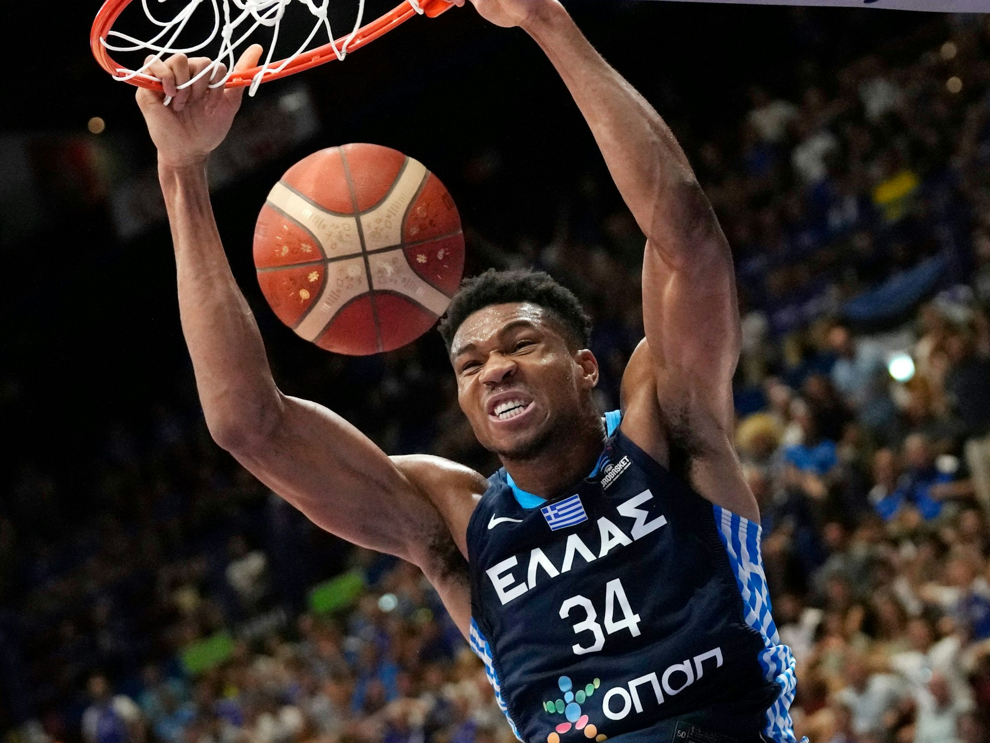 Giannis Antetokounmpo ist der Star des griechischen Nationalteams.