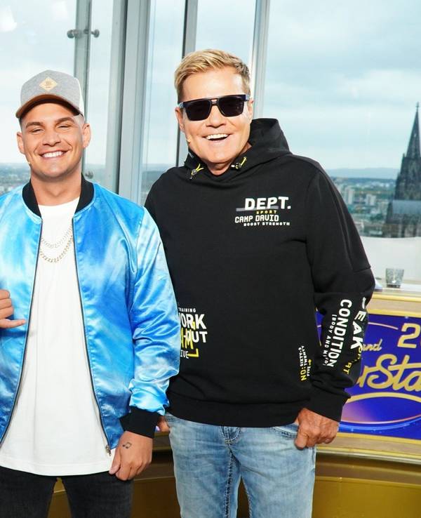 Leony, Katja Krasavice, Pietro Lombardi und Dieter Bohlen (v.l.) bilden bei DSDS 2023 die Jury.