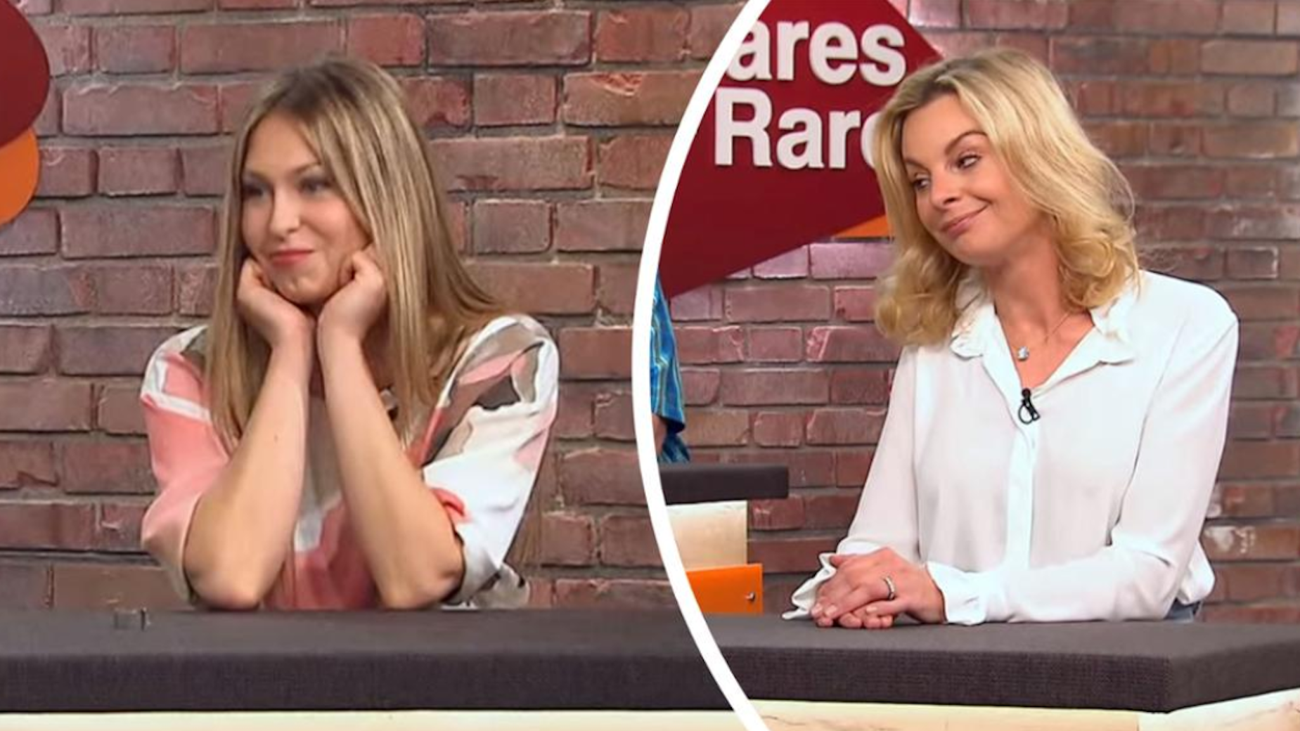 Eine Brosche aus dem Jahr 1925 löst einen Kampf bei den Händlerinnen Sarah Schreiber (l.) und Susanne Steiger (r.) aus. Sarah und Susanne sitzen bei „Bares für Rares“ am Händlertisch.