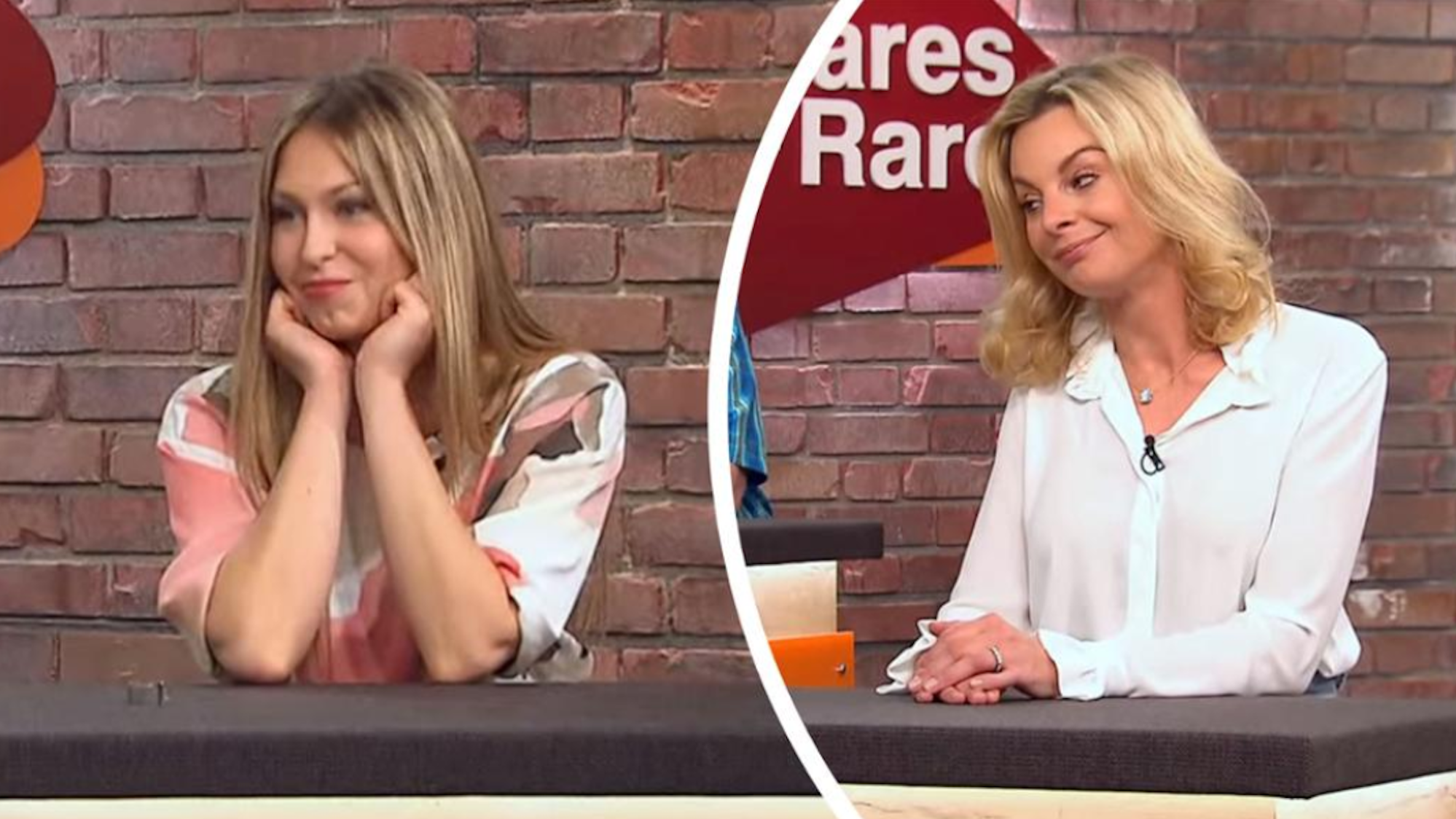 Eine Brosche aus dem Jahr 1925 löst einen Kampf bei den Händlerinnen Sarah Schreiber (l.) und Susanne Steiger (r.) aus. Sarah und Susanne sitzen bei „Bares für Rares“ am Händlertisch.