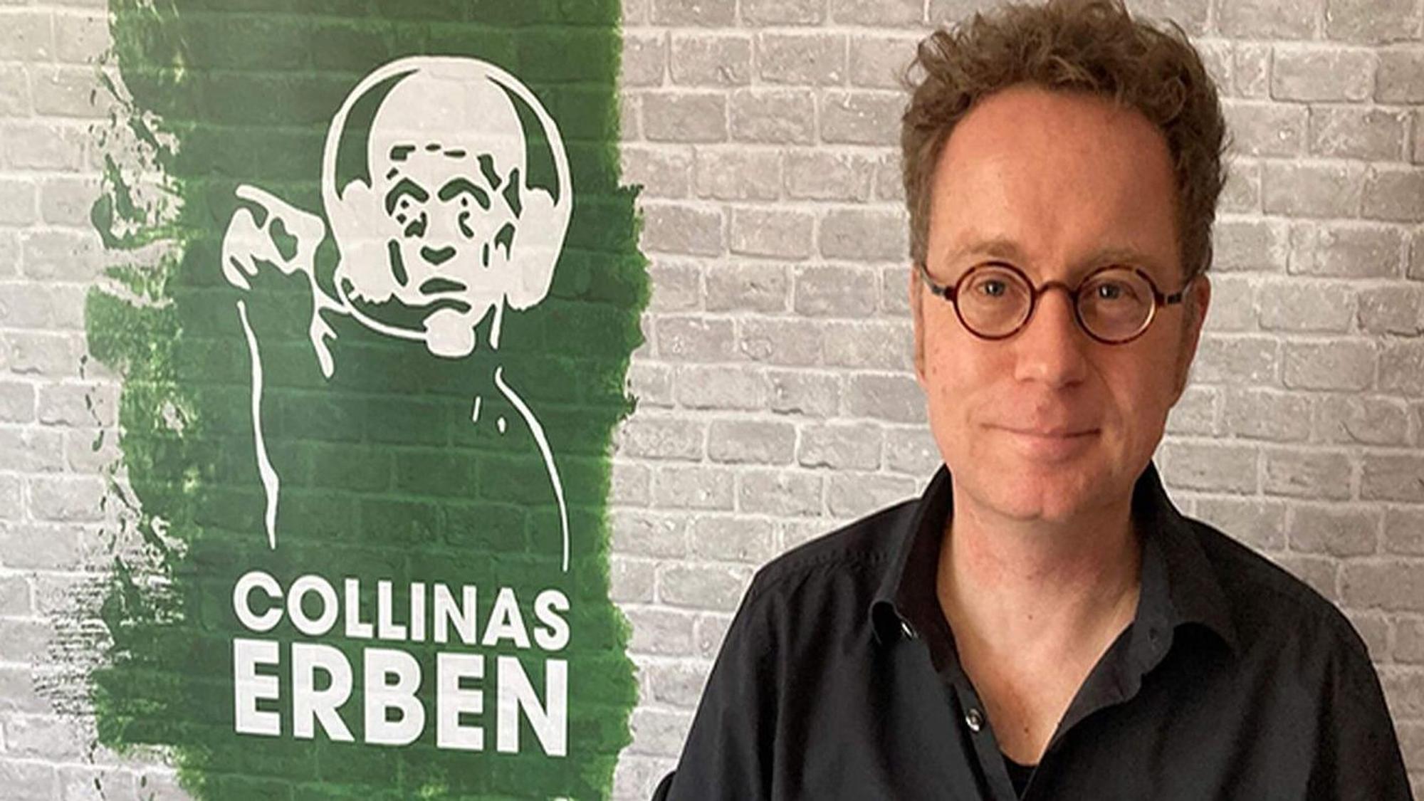 Alex Feuerherdt von „Collinas Erben“ in seinem Studio.