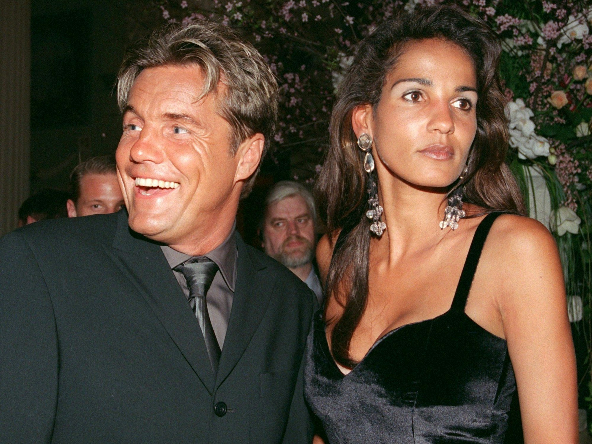 Dieter Bohlen und Nadja Abd el Farrag auf einer Party im Anschluss an die Verleihung der Goldenen Kamera in Berlin.