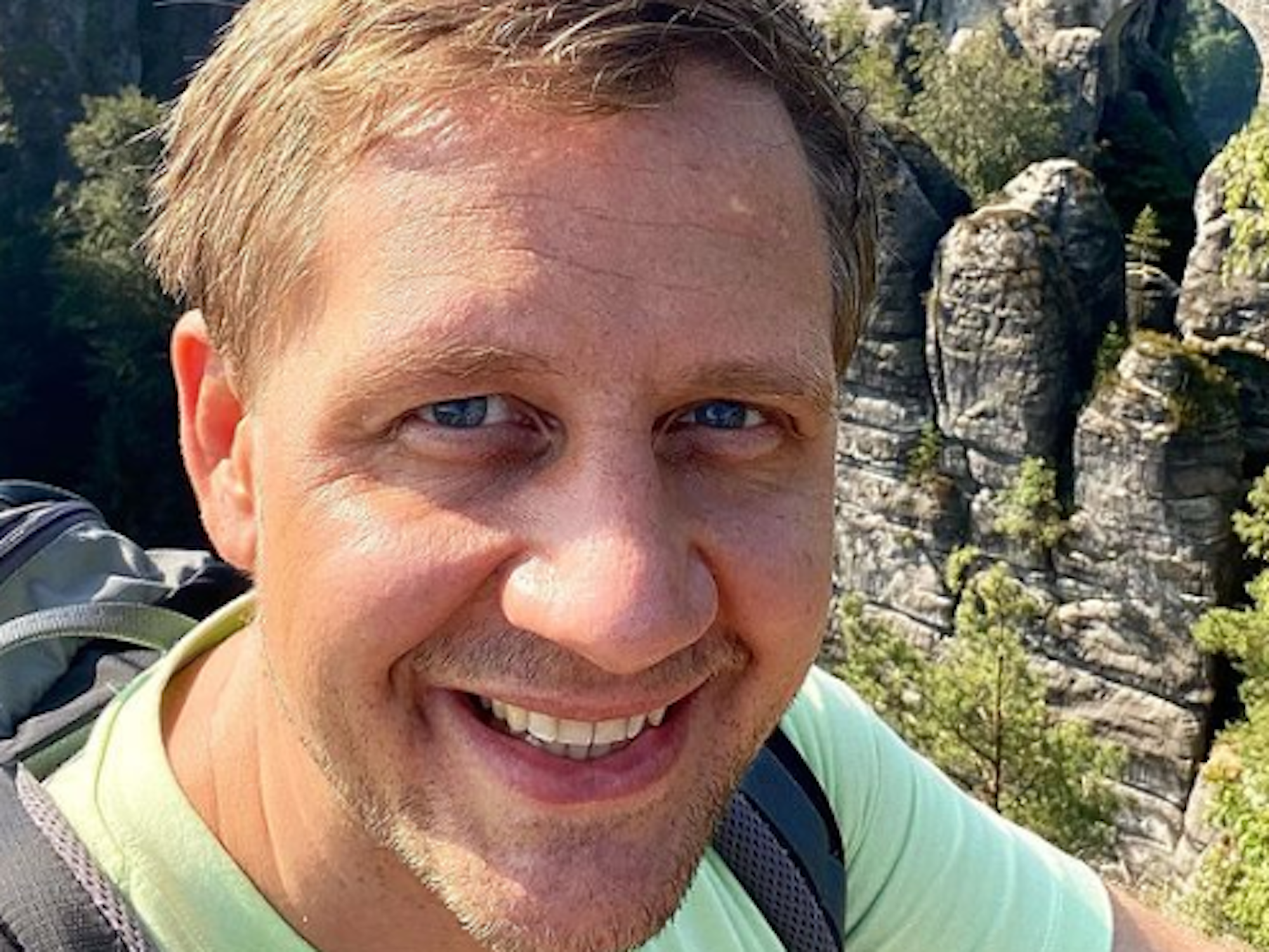 Lukas Haunerland, hier auf einem Instagram-Selfie vom Juli 2022, ist von seinem Instagram-Algorithmus schockiert.