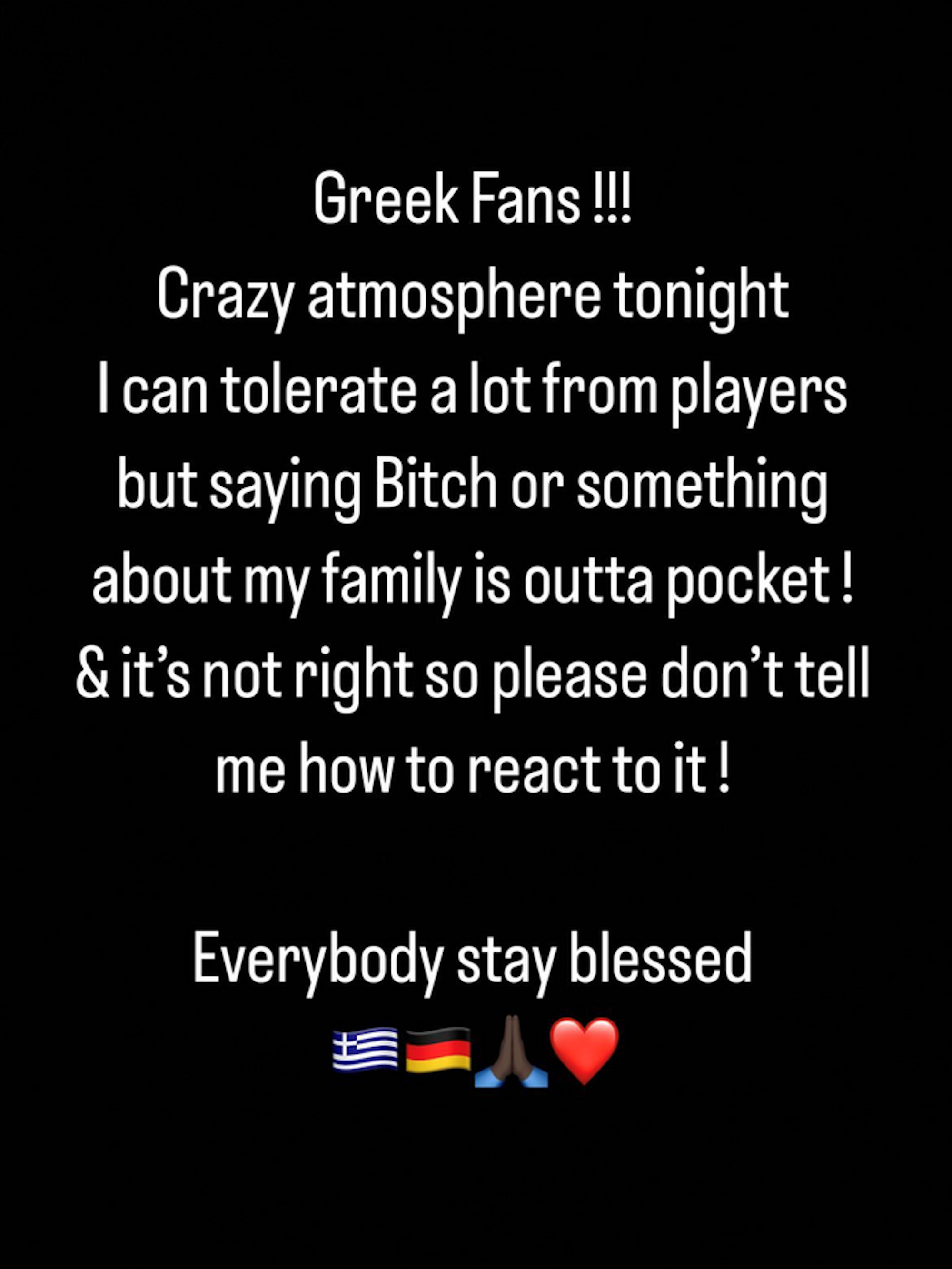 Dennis Schröder meldet sich auf Instagram.