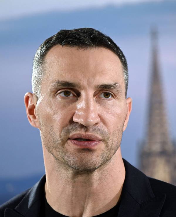 Wladimir Klitschko bei seinem Blitzbesuch auf der Digital X in Köln am 14. September 2022.