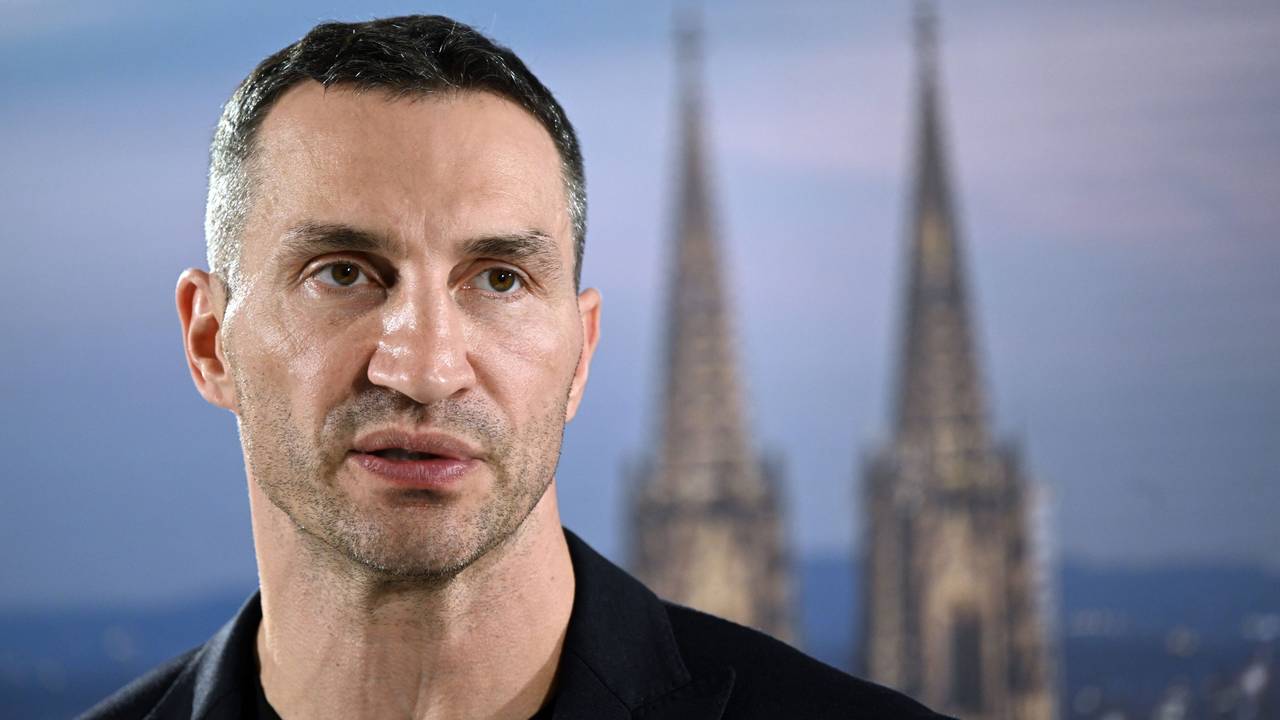 Wladimir Klitschko bei seinem Blitzbesuch auf der Digital X in Köln am 14. September 2022.