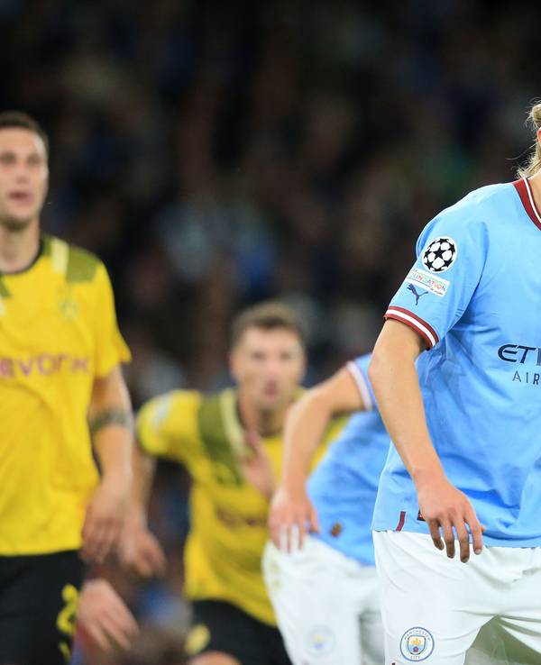 City-Stürmer Erling Haaland, hier am 14. September 2022 im Champions-League-Spiel gegen den BVB.