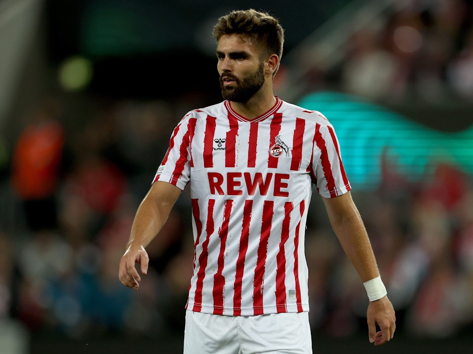 Kölns Nikola Soldo bei seinem Debüt gegen den 1. FC Slovacko.