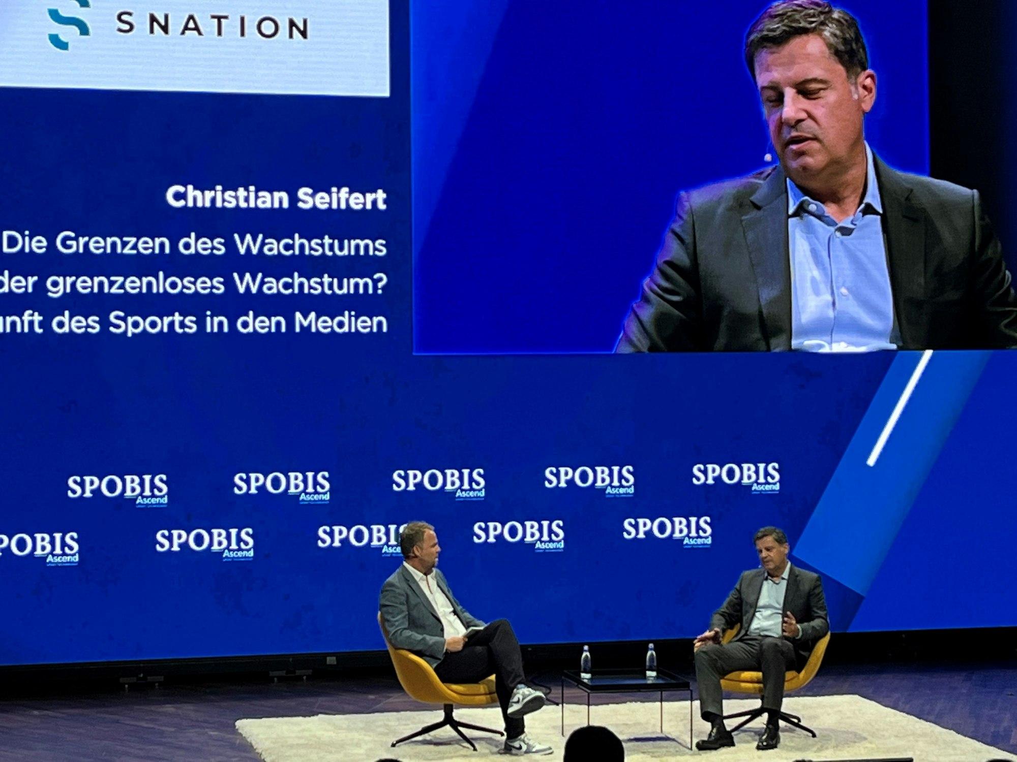 Ex-DFL-Chef Christian Seifert beim Spobis in Düsseldorf.