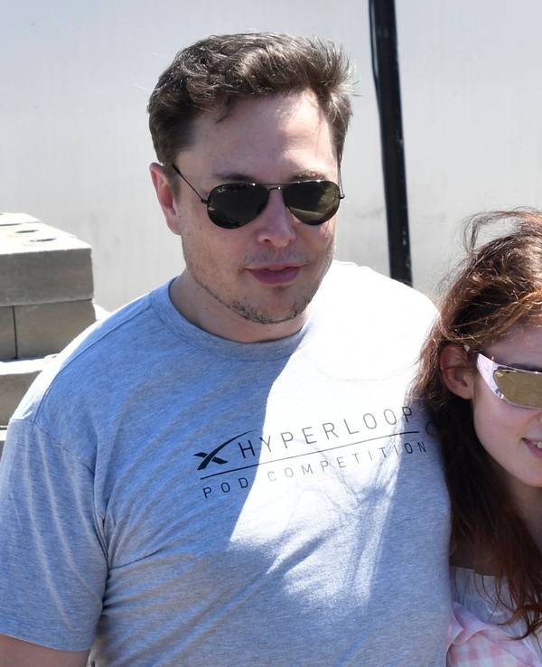 Tesla-Chef Elon Musk und Sängerin Grimes am 22. Juli 2018.