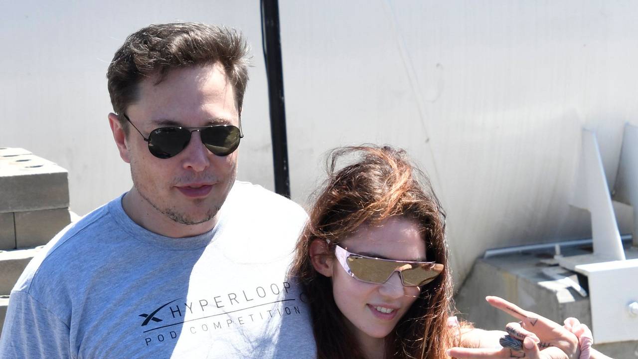 Tesla-Chef Elon Musk und Sängerin Grimes am 22. Juli 2018.