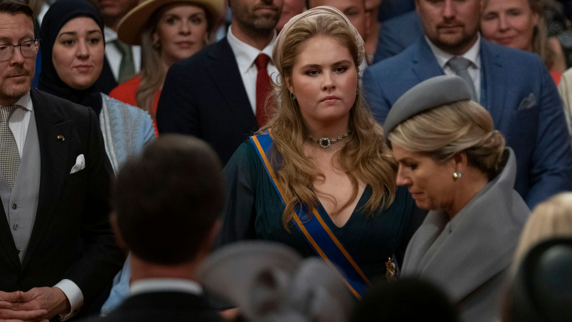 Kronprinzessin Amalia der Niederlande, hier im Jahr 2022, geriet ins Visier der Mafia.