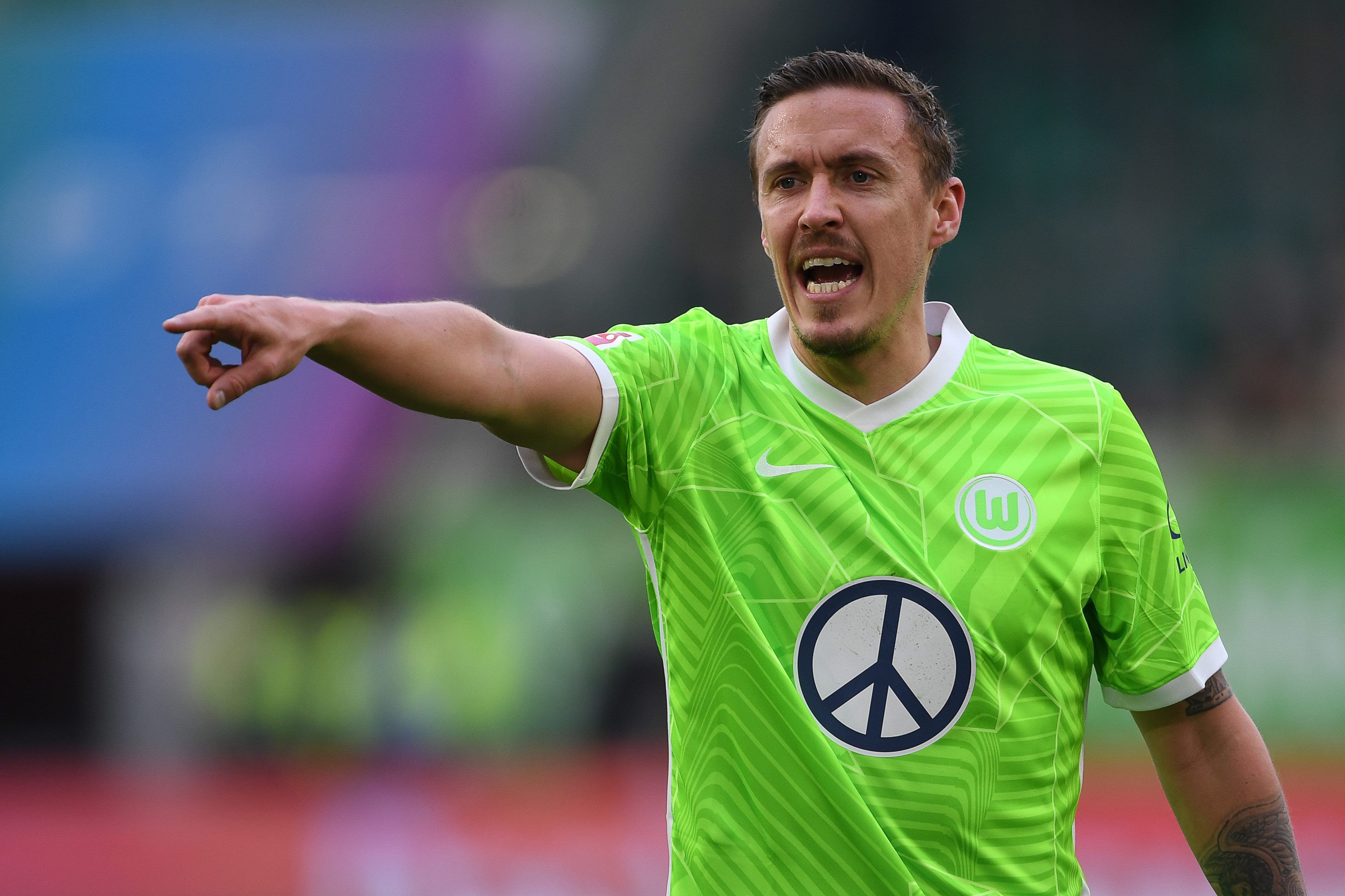 Max Kruse während eines Spiels 5. März 2022 im Trikot des VfL Wolfsburg.